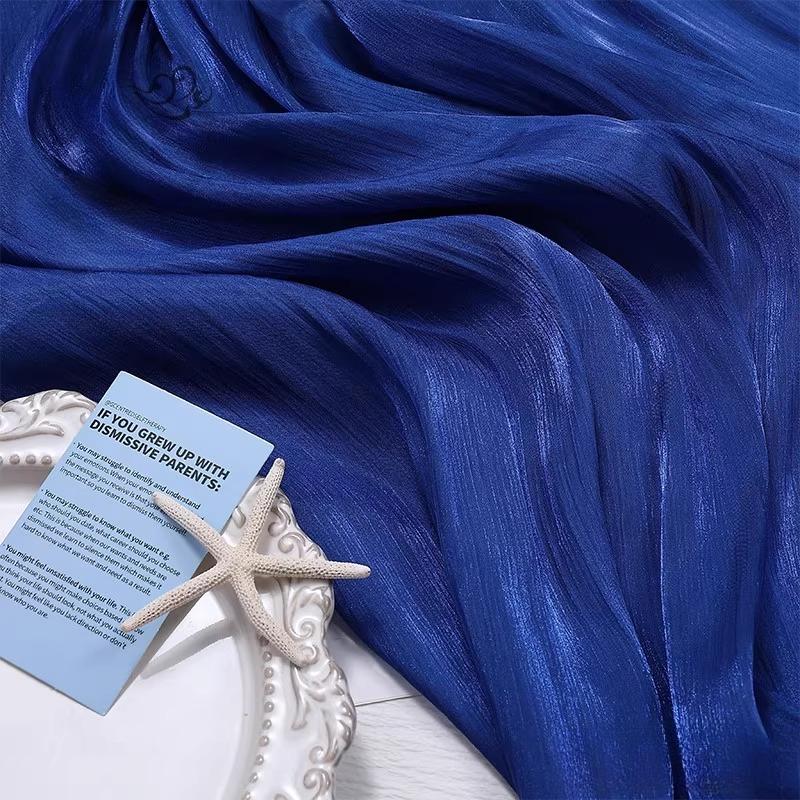 100x150cm Glitter Organza Fabric for Dress Skirt Shirt Clothing Diy Sewing Shiny Cloth Smooth Comfortable Textile