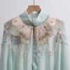 Detachable Hanfu Collar Embroidered Shirt Fake Collar Elegant Shoulder Collar  Cloth