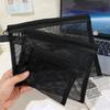1pcs Mesh Clear Cosmetic Bag Small Large Black Makeup Bag Portable Travel Toiletry Organizer Case Lipstick Storage Pouch
