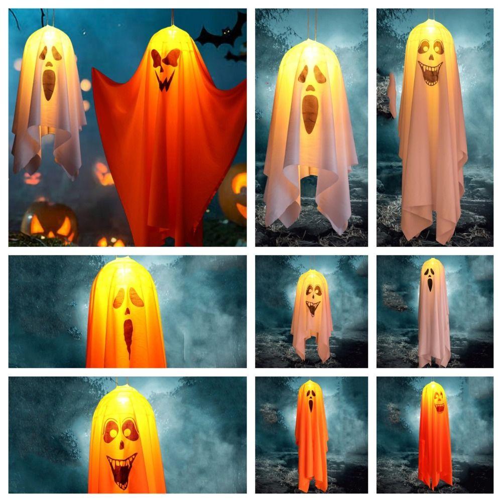 Wind Tunnel Ghost LED Pendant Luminous Halloween Pendant Lights  Venue Layout Props