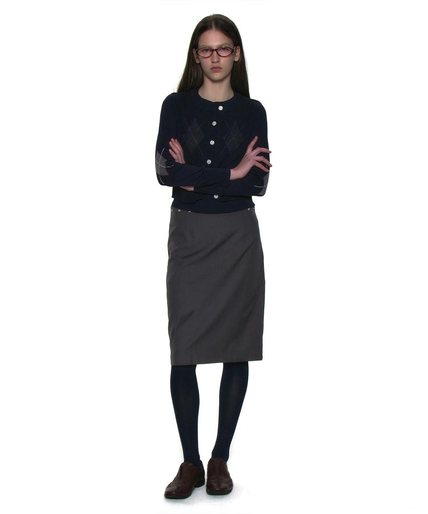Partimento Woman (Set) Three-Way Transform Pleated Skirt_Charcoal