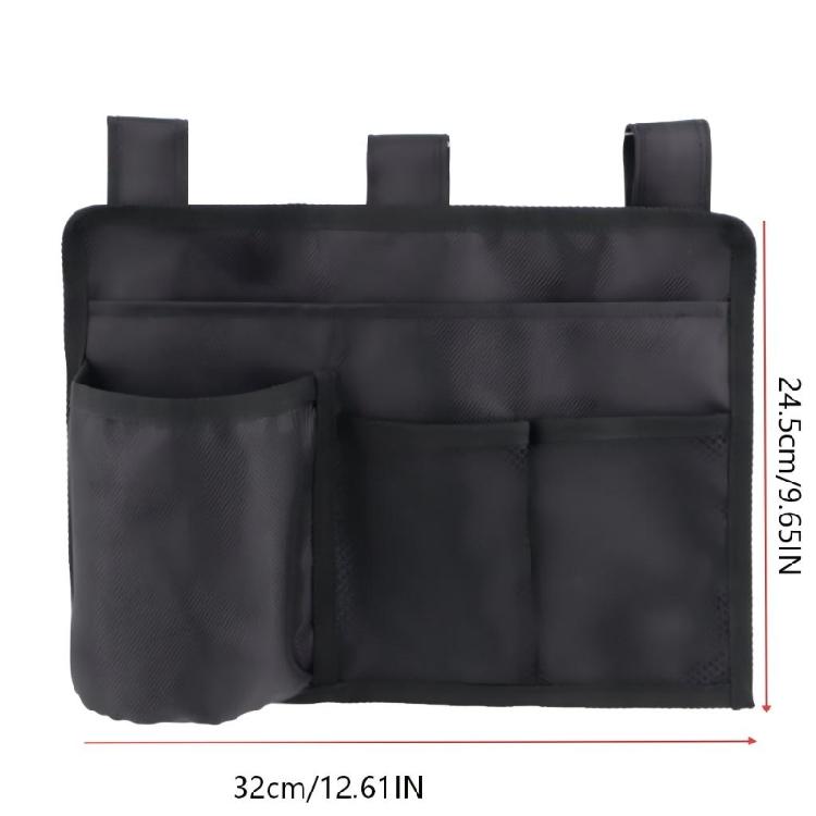 Multipurpose Wheelchair Side Storage Bag for Daily Use Waterproof and Sturdy Oxford Cloth Hanging Pack Household