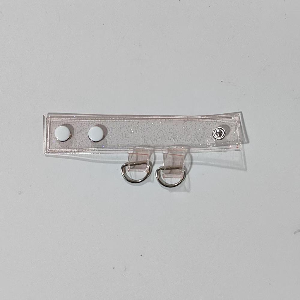1pcs New PVC Bag Strap Extension Buckle Transparent Bag Strap Clip Snap Clasp Clip Luggage Accessories