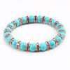 Blue Beaded Bracelet Charm Natural Stone Crystal Septa Stretch Women Bracelets & Bangles Fashion Yoga Jewelry Couple Gifts