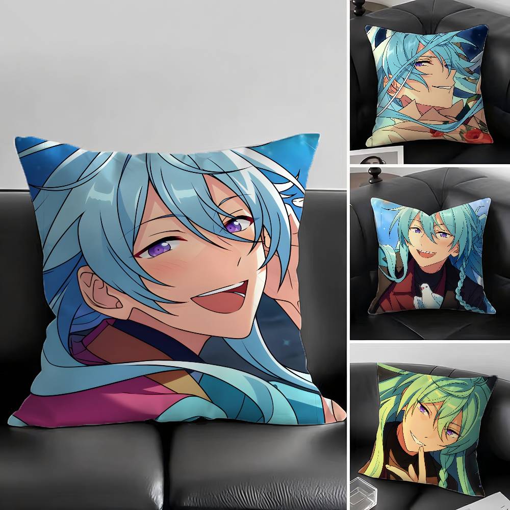 1pc Wataru Hibiki Pillow Case Fashion Square Pillowcase Bedroom Sofa Room Ins Decoration Leisure