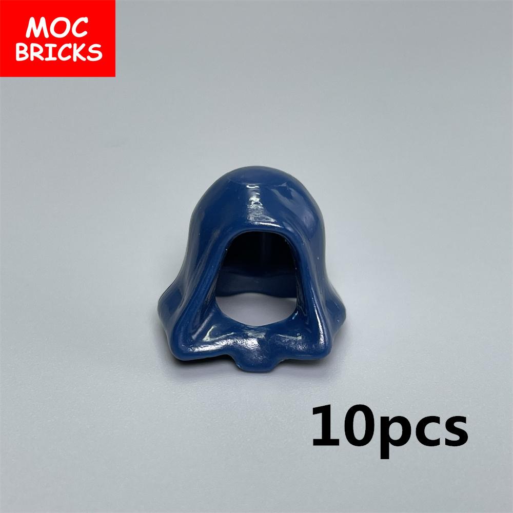 Peças MOC Cabeça Capuz Capacete Abaixado Figura 4cm Corpo Acessório de Roupa 30381 15428 blocos de construção brinquedos presentes para crianças