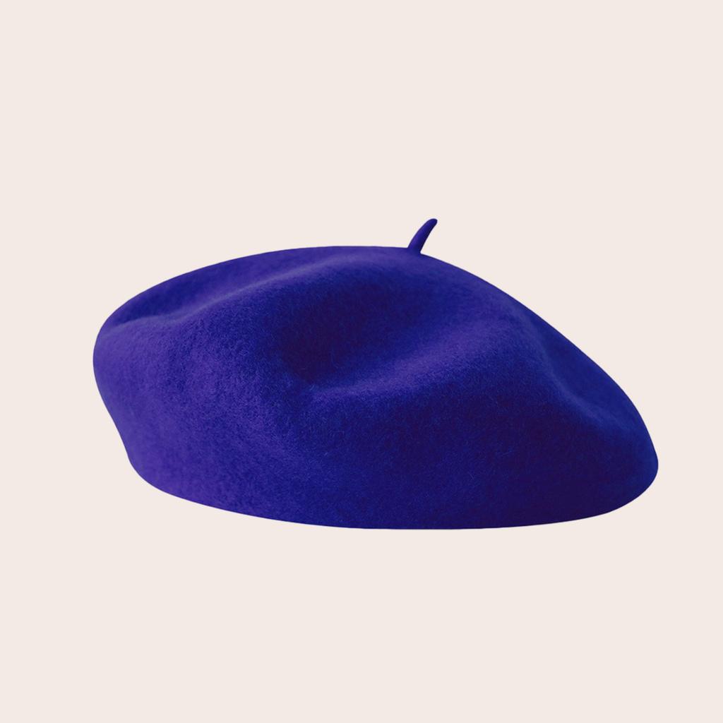Einfarbig Trend Baskenmütze Mädchen Winter Vielseitig Japanisch Literarisch und Retro Malerhut Damen Herbst