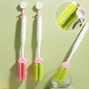 Silicone Milk Bottle Brush Long Handle Water Glass Cup Cleaning Brush Multifunctional Kitchen Cleaning Tool