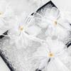 Fairy White Tulle Feather Beads Flower Clothing Hair Accessories Headgear Bag Decoration Flower Accessories Cloth Stickers Accessories