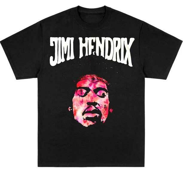 Jimi Hendrix - Vibes - T-Shirt - Tout Neuf & sous Licence - HEN-1013 S