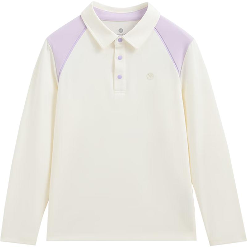 YEEHOO Kids  Unisex Long-Sleeve Performance Polo Shirt 160