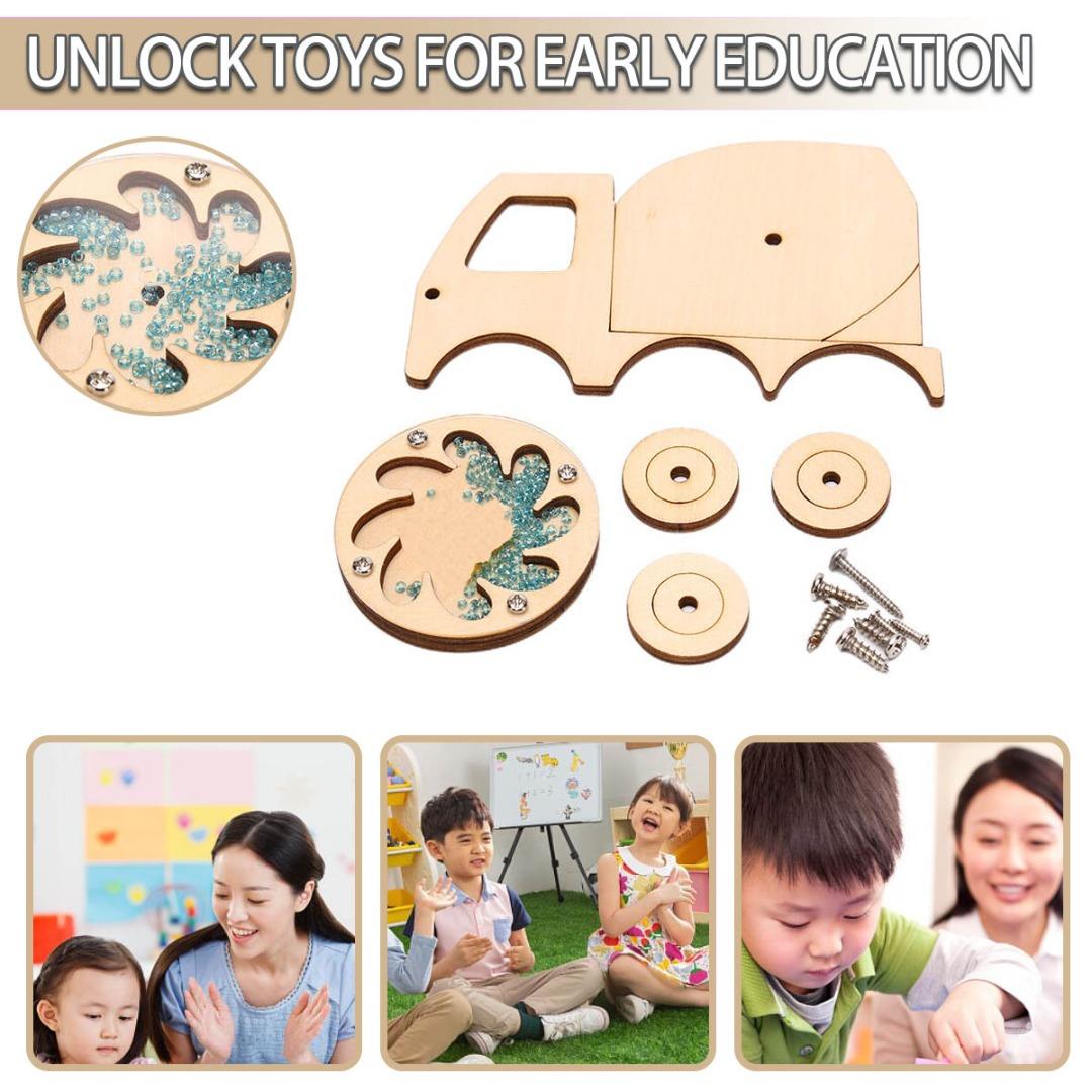 

PDTO Busy Board DIY Модель игрушки Детские аксессуары для сенсорной доски Монтессори