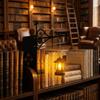 Vintage Halloween Reading Light Metal Bookshelf Ghost Light Library Reading Lamp  Bookshelf