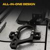 Black Aluminum Alloy Car Light Strip Bracket for Jeep Wrangler - 1 Set
