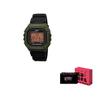 CASIO Custom Collection Quartz Movement Resin Strap Watch Men's Watches Green Dial W-218H-3A(Watch5--)