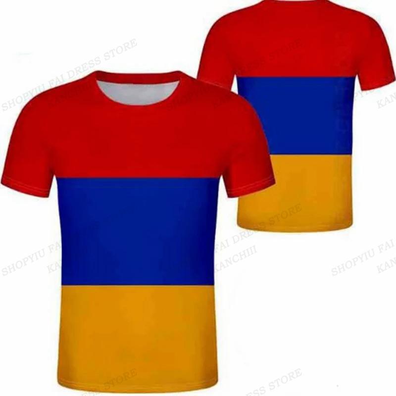 Tricou de vară pentru bărbați cu steagul Armeniei Tricou cu imprimeu 3D bărbați, femei, modă, topuri supradimensionate, tricou pentru copii, tricou casual grafic