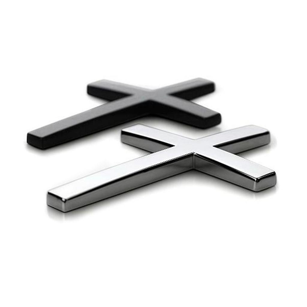 Christian Cross-Sticker SUV Car Body Christian Symbols Car Badge 3D Metal Design Emblem Badge For Personalized Vehicle Exterior