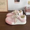 Little White Shoes Women's Shoes Spring and Autumn New Student Platform Shoes Niche Versatile Casual Sports Board Shoes