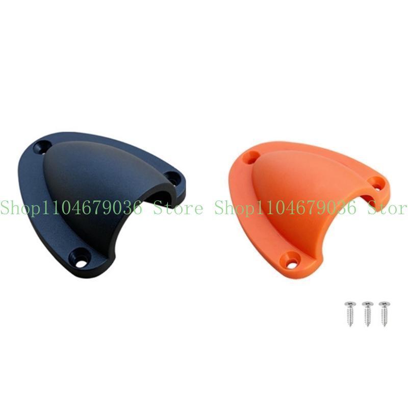 652F Marine Wire Cable Vent Cover Clam Shell Vent with Mounting Screws Ventilator Through Vents for Boat Outlet Yacht Kayak