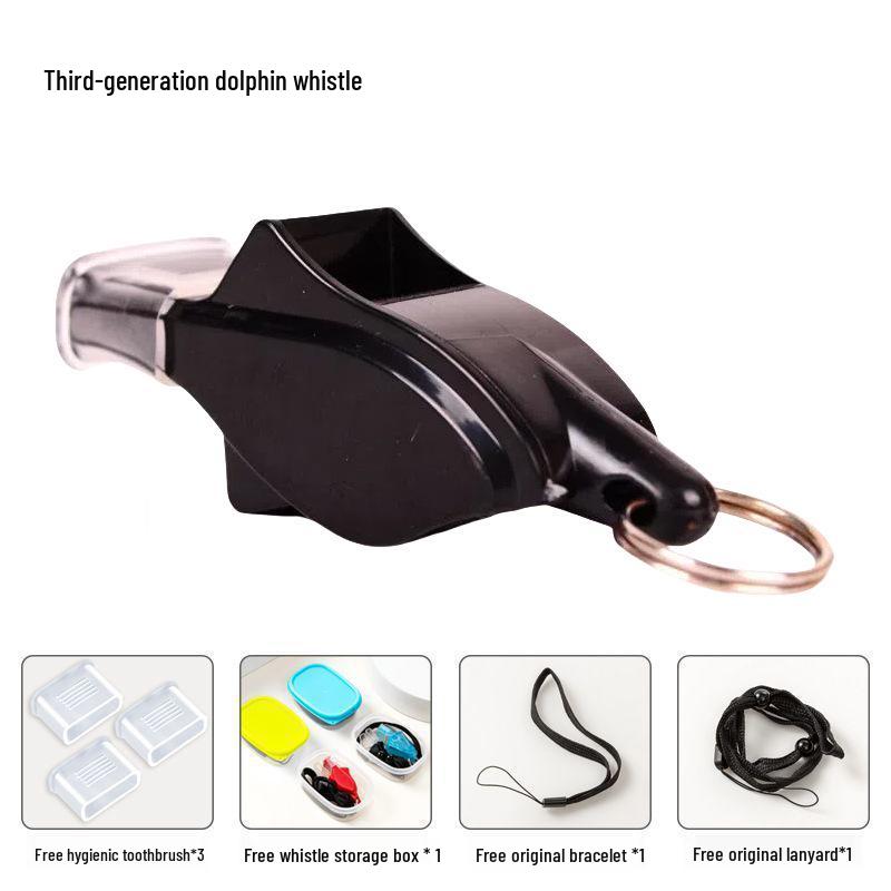 Professional Outdoor Referee Whistle - High-Pitched Dolphin Design for Training and Lifesaving