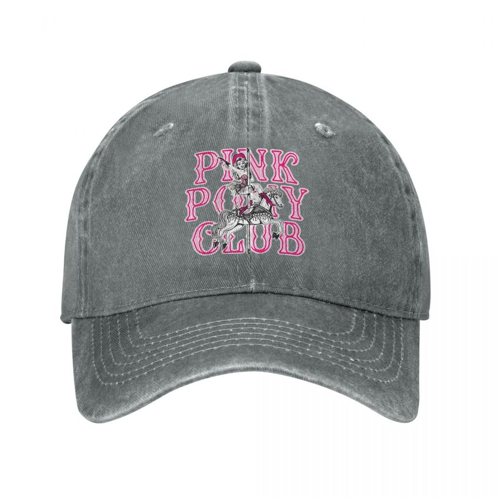 Cappellino da baseball rosa Chappell Roan Pink Pony Club alla moda per uomo donna, cappello snapback lavato effetto invecchiato, cappellini per il tour Midwest Princess 2024