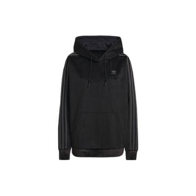 Originals Corduroy Hooded Loose Fit Sweatshirt Women Sweatshirt Black GU0811