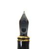 Excellent PARKER Fountain Pen Duo Fold Marble Blue International Navy Black Gold 18K Mens Used