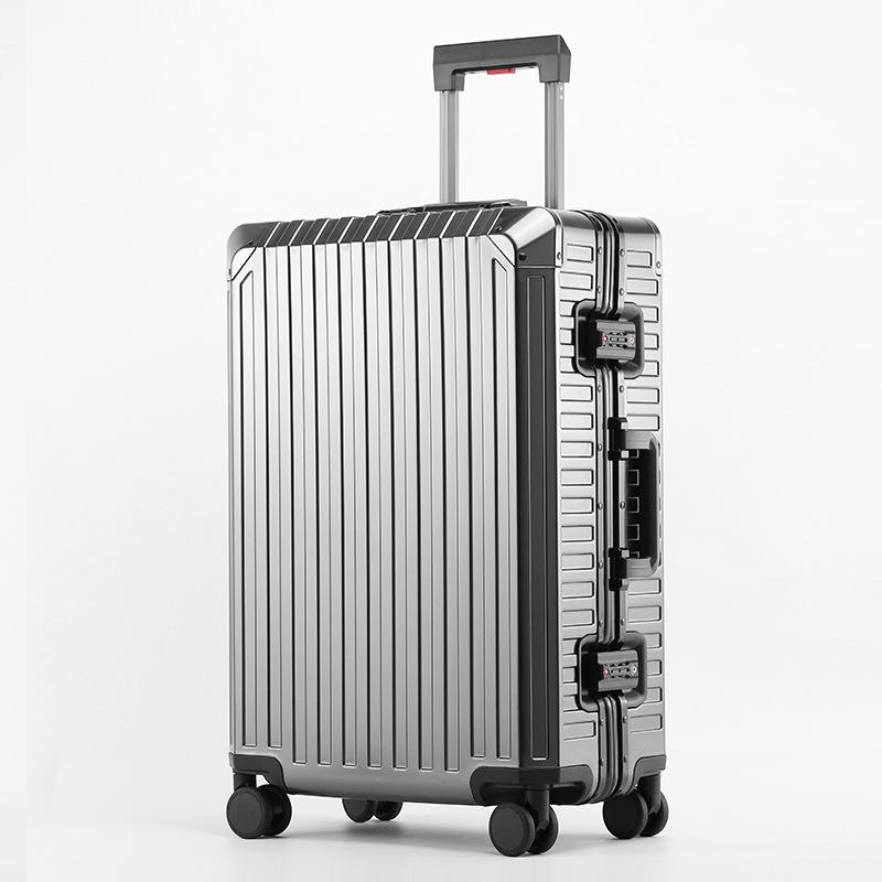 

Jiaxing 20 Aluminum-Magnesium Carry-On Suitcase with Universal Wheels for Men & Women 20-inch
