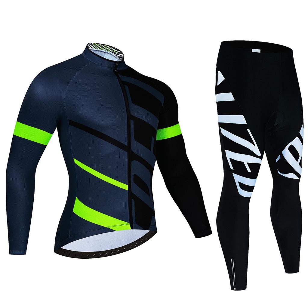 Cycling Suit Long-sleeved Suit, Cycling Suit Spring and Autumn Tour De France Competition Suit