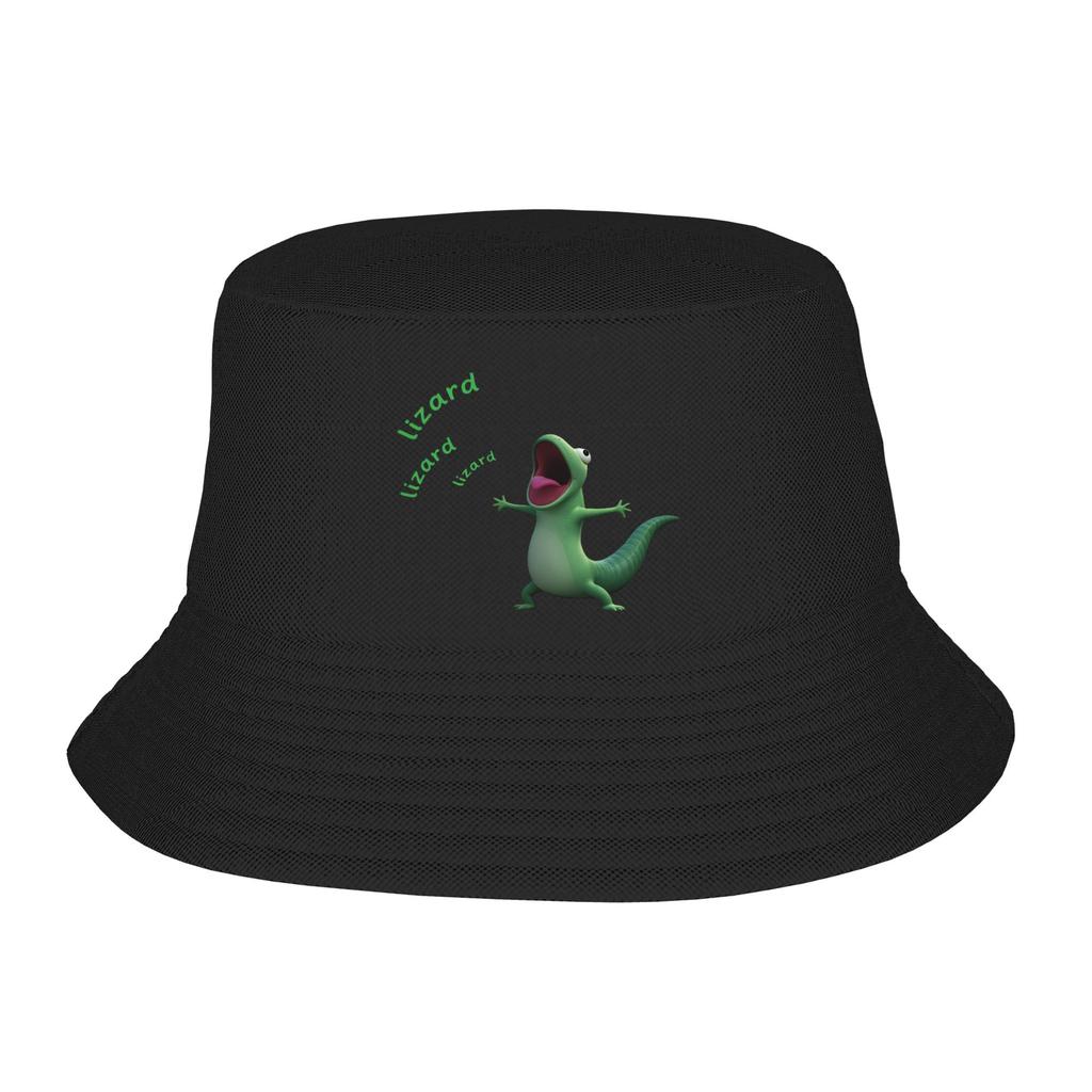 Hoppers Tom Lizard Bucket Hat  Hawaii FisherUnisex Caps Breathable Vacation Sun Hats For Couple Korean Graphic Cap