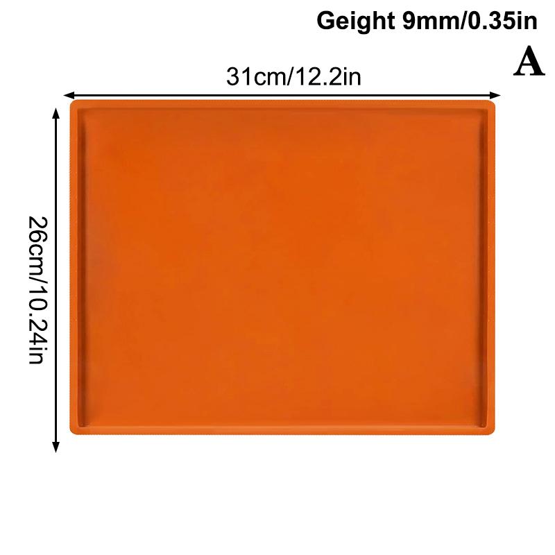 1 st Multifunktionell Silikon Tårtrulle Matta Non-Stick Bakplåt Bricka Form Målad Pad Konditori Schweizisk Rulle Bakform Verktyg