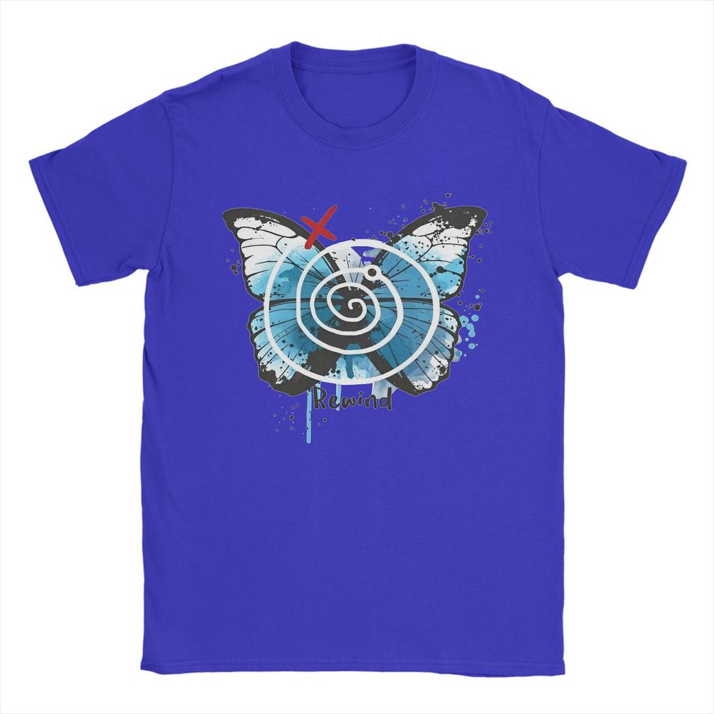 Unisex's Life Is Strange Butterfly T-Shirts 100% Cotton Tees Summer Vintage Short Sleeves T Shirt O-Neck Hippie Custom DIY Tshirt