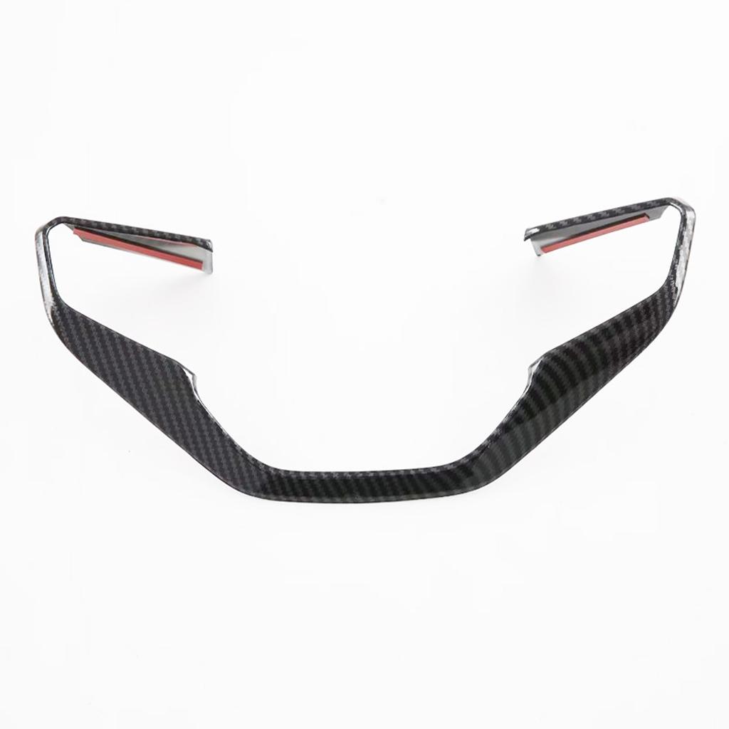 Carbon Fiber Inner Steering Wheel Cover Trim Car Inner Styling Decoration Accessories Suitable For MG4 EVMulan 2022-2024