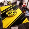 Kober s logem BVB a pruhovaným vzorem Neklouzavý koberec vhodný pro pohovky v obývacím pokoji a ložnici