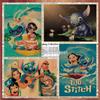 Lilo & Stitch Retro Anime Poster - Kids Room Dorm Decor, Vintage Cartoon Wall Art Mural.
