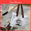 Adorable Plush Tote Bag For Women Large Capacity Cute Shoulder Bag In White