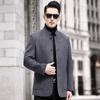 Autumn and Winter Double-sided Woolen Coat Middle-aged Fashion New Casual Men's Jacket Stand-up Collar Coat Dad Wear