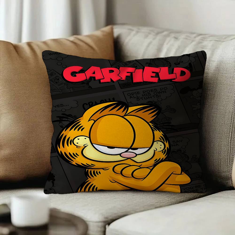 Cartoon GGarfield Maple Design Cushion Cover Happy Autumn Harvest decor Holiday Decorati Pillow Cover