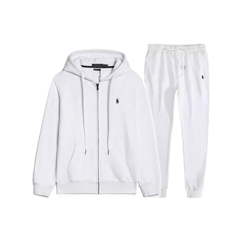 Unisex Embroidered Polo Cardigan Hoodie & Pants Set – Spring/Autumn Casual Wear