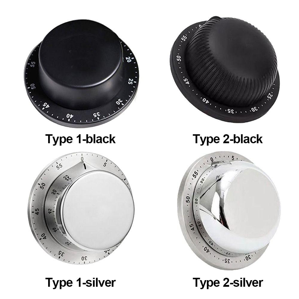 60-Minute Countdown Magnetic Kitchen Timer Manual Operation Countdown Clock  Baking Reminder
