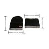 3-Piece Winter Men'S Hat Set Scarf Gloves And Neck Warmer All In One Fleece-Lined Knitted Hat