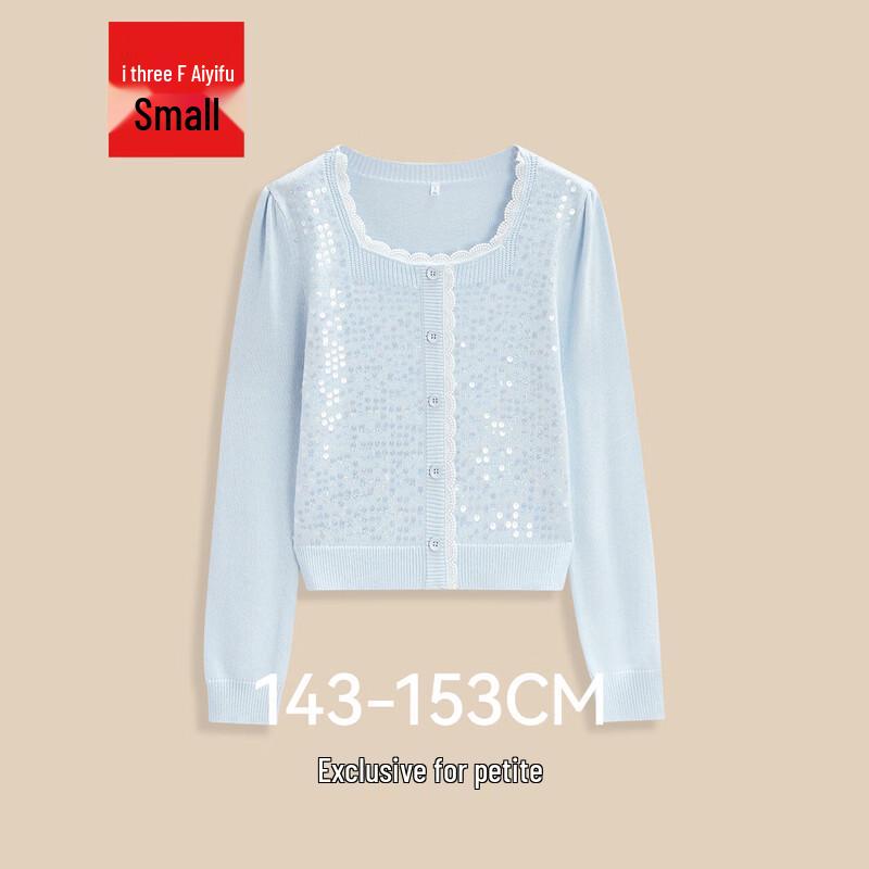 

IEF 2026 Spring French Style Sequin Knit Top (Petite Exclusive)
