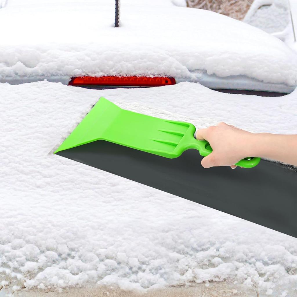 3 Pieces Window Tint Tools, Long Handle Auto Bulldozer Squeegee Scrubber Paddle Squeegee Kit, Flat Glass Scraper Cleaning Tool for Car Front Windows