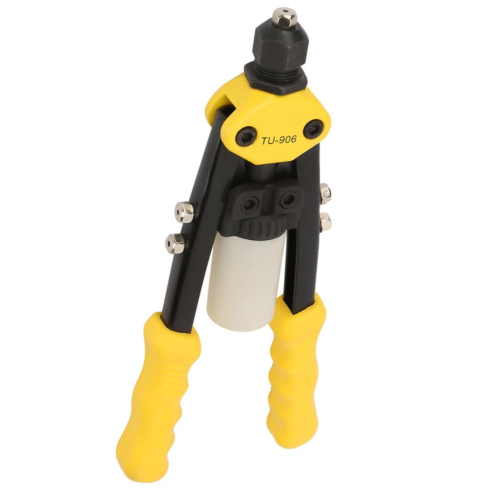 

Заклепочный пистолет с двумя ручками, ручной заклепочник, инструмент для заклепывания гвоздей