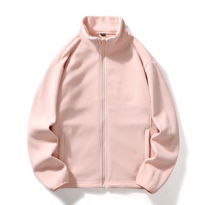 Outdoor Couple Fleece Jacket Thickened Warm Fleece Jacket Polar Fleece Autumn and Winter Sportswear Cardigan Coat Top