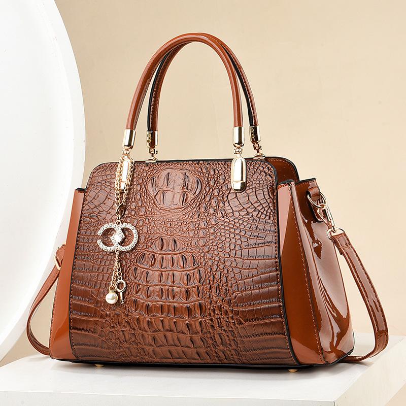 Stylish atmospheric texture handbag women's bag simple versatile shoulder messenger bag