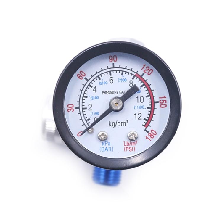 Air RegulatorValve Pneumatic SprayGun Air Regulator Gauges G1/4 Quick Connect