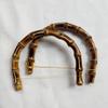 DIY Natural Bag Handles Lady Purse Crocheted Handbag U-shape Bamboo Handle