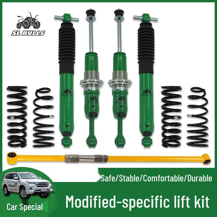 Haval H9 Lift Kit: Modified Shock Absorbers, Lift Springs, Rear Axle Thrust Rod, 2-Inch Enhancement
