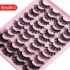 Imitation Mink Hair False Eyelashes Russian Curly Messy Fried Hair Dense Simulated Eyelashes